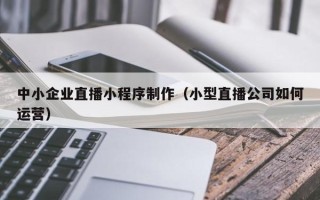 云梦中小企业直播小程序制作（小型直播公司如何运营）